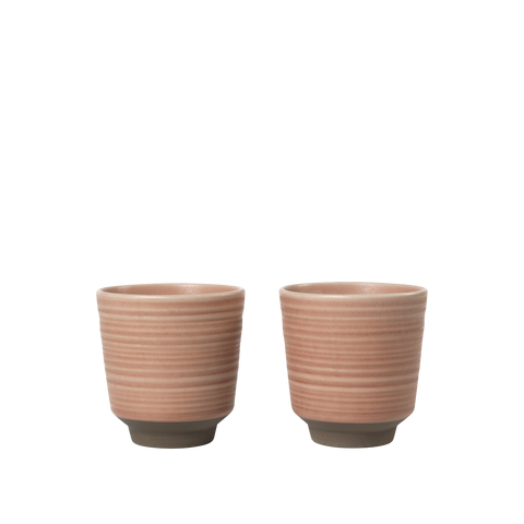 MIKO, set of 2 cups, dusty pink